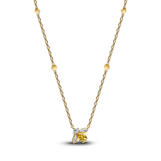 Honey Bee Pendant Necklace